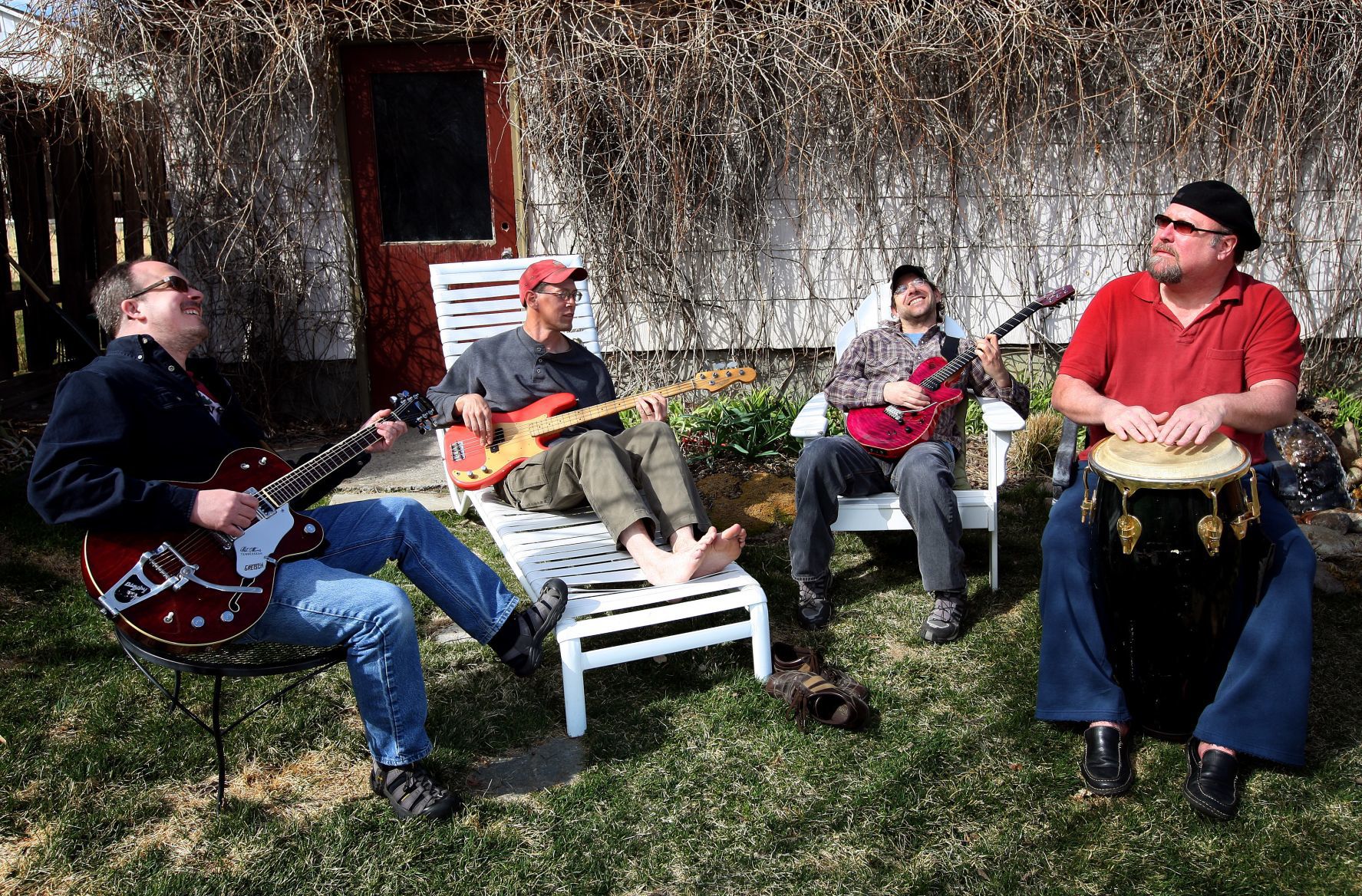 Dan Page and the Barn Cats